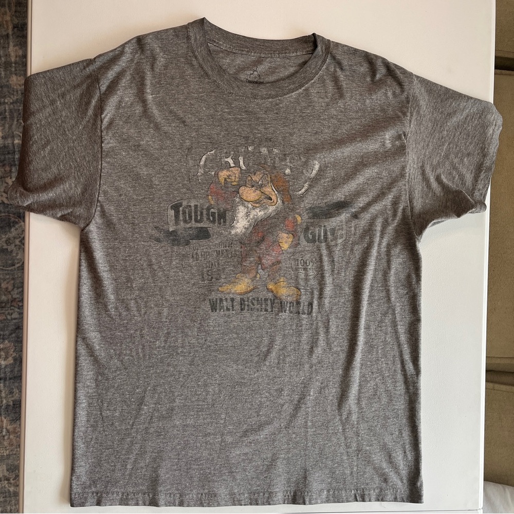 Disney - Grumpy “Tough Guy” T-Shirt Grey